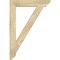 Ekena Millwork Traditional Slat Rough Sawn Bracket, Douglas Fir, 4"W x 26"D x 38"H BKT04X26X38TRA06RDF - alternate 2